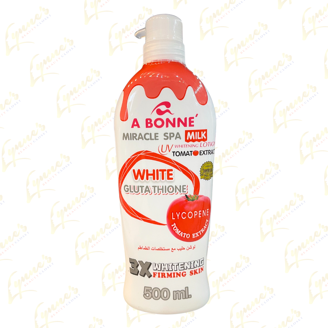 A Bonne - Miracle Spa Milk UV Whitening Lotion Tomato Extract - 500mL - Lynne's Beauty Closet