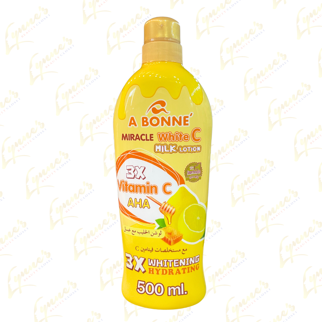 A Bonne - Miracle WHITE C Milk Lotion - 500mL - Lynne's Beauty Closet