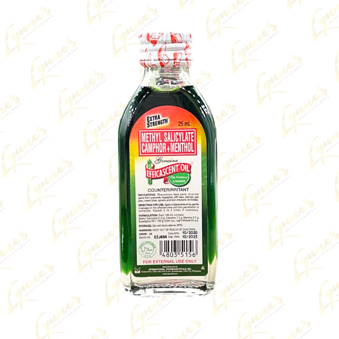 Genuine - Efficascent Oil Extra Strength - 25mL - Lynne's Beauty Closet