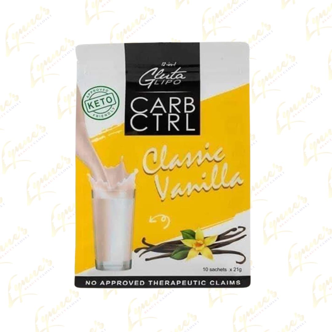 Gluta Lipo Carb Ctrl - Classic Vanilla - 10 Sachet - Lynne's Beauty Closet