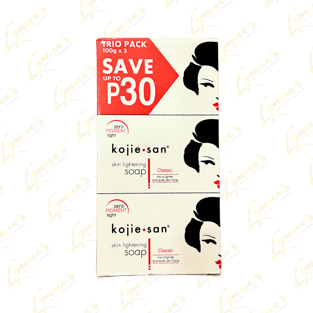 Kojie San - Skin Lightening Soap Trio Pack (Kojic) - 100gx3 - Lynne's Beauty Closet