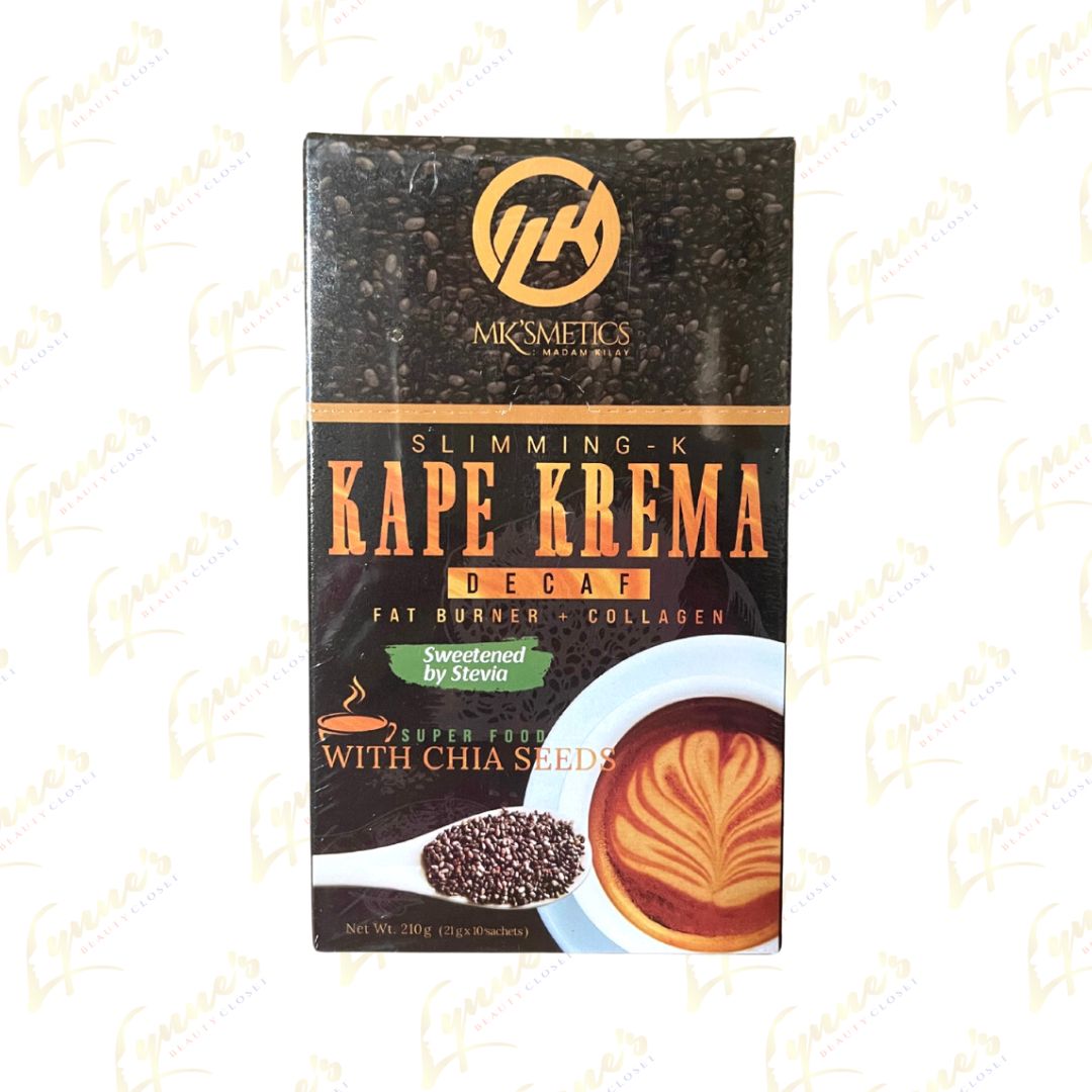 MK'smetics - Slimming K Kape Krema Decaf - 10 Sachet - Lynne's Beauty Closet