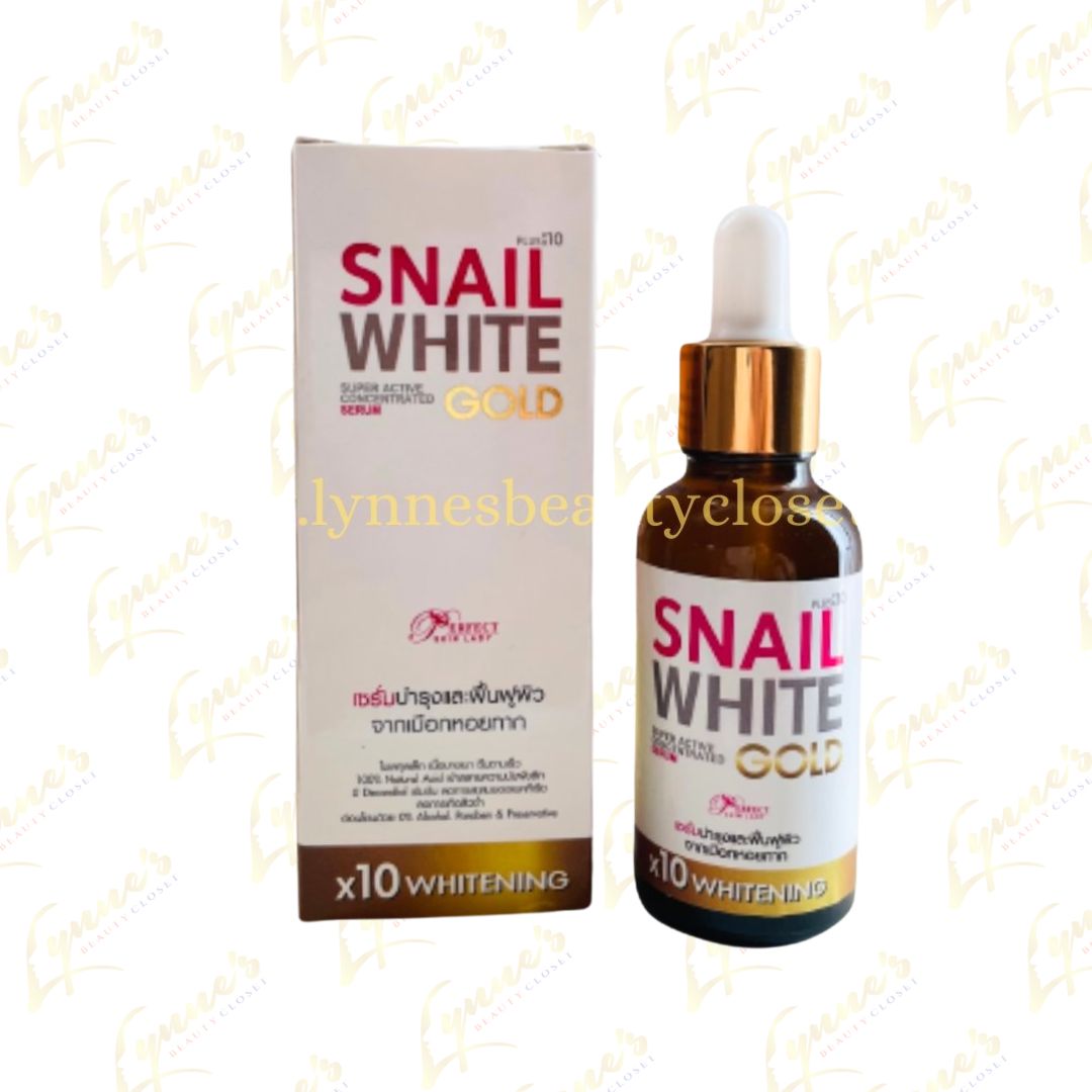 Snail White Gold x10Whitening Serum 40ml - Lynne's Beauty Closet