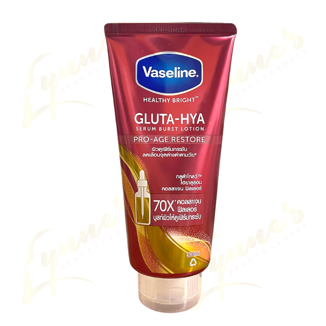 Vaseline - Gluta-HYA Serum Burst Lotion (Pro Age Restore) - 330mL – Lynne's  Beauty Closet