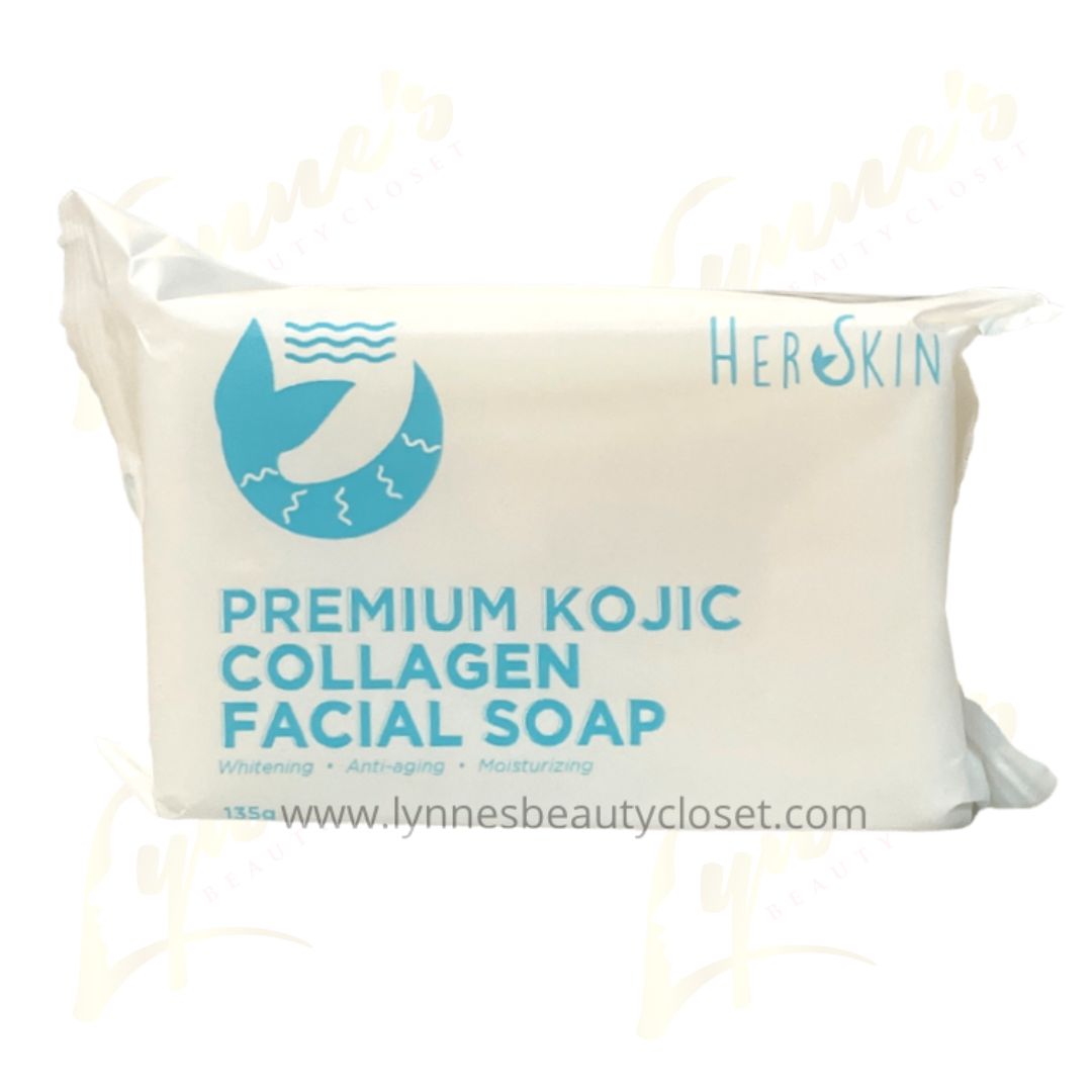 HerSkin - Premium Kojic Collagen Facial Soap - 135g – Lynne's