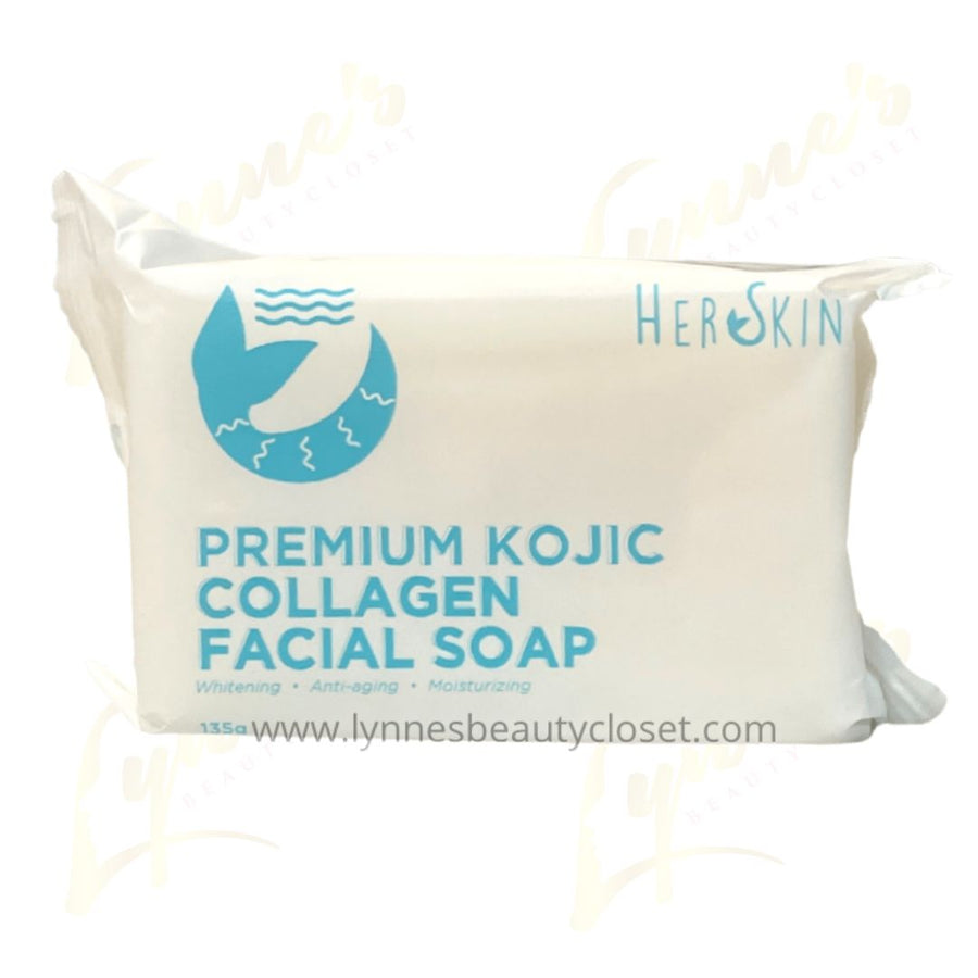 Herskin Premium Kojic Collagen Facial Soap - 135g - Lynne's Beauty Closet