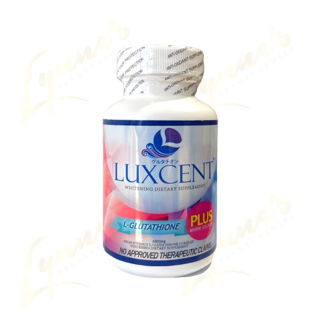 Luxcent - L-Glutathione Whitening Dietary Supplement - 1800mg - Lynne's Beauty Closet