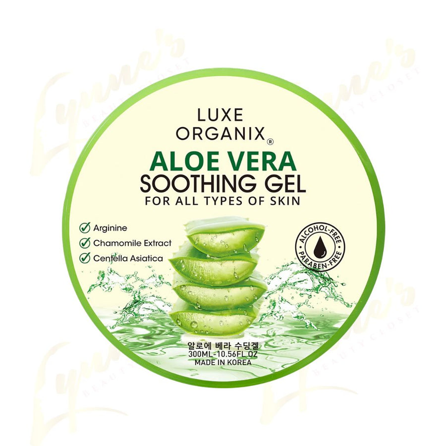Luxe Organix Aloe Vera Soothing Gel - 300mL - Lynne's Beauty Closet
