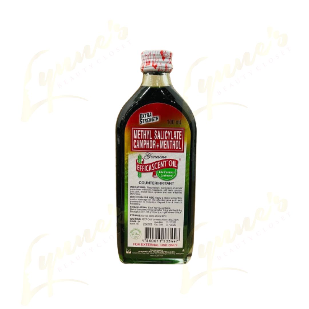 Genuine - Efficascent Oil Extra Strength - 100mL - Lynne's Beauty Closet