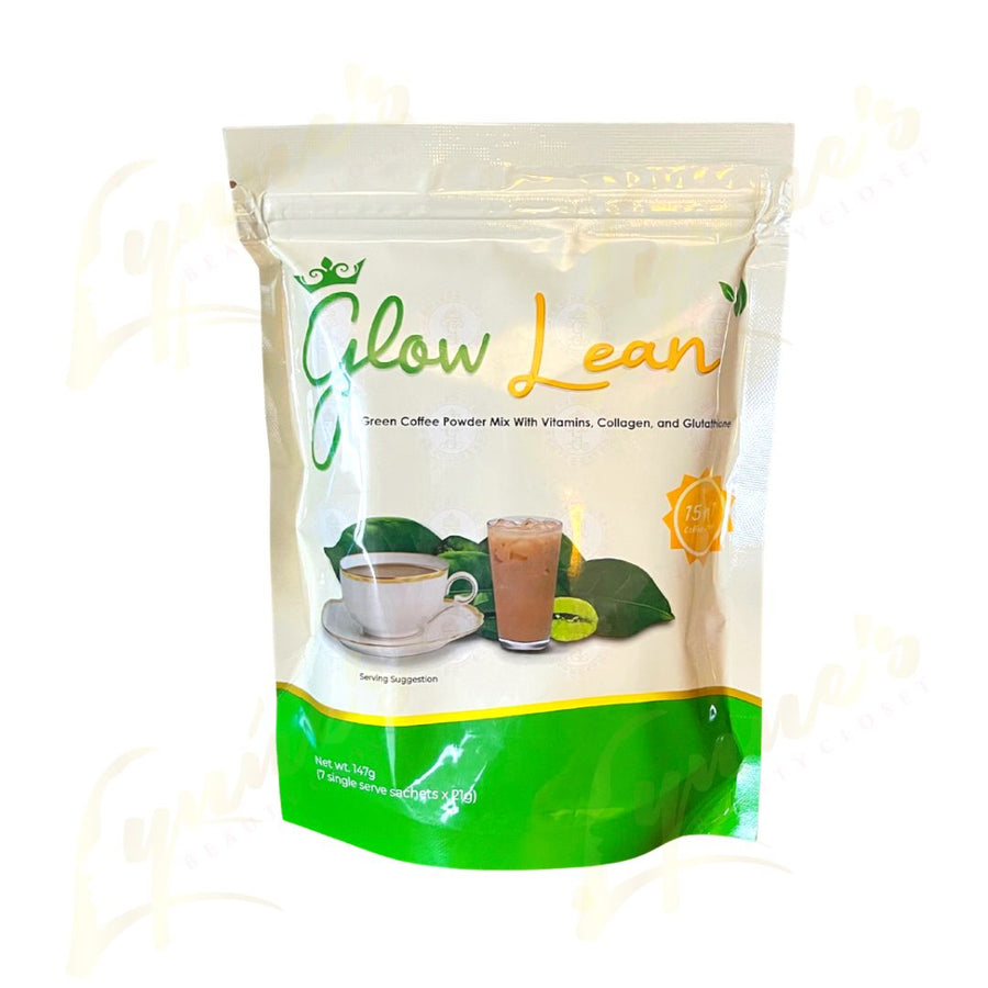 Glow Lean - Green Coffee Powder Mix - 7 sachet - Lynne's Beauty Closet