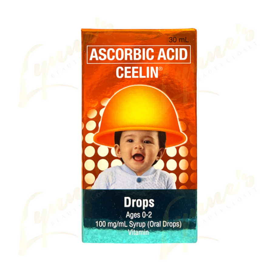 Unilab - Ascorbic Acid Ceelin Drops - 30ml for Ages 0-2 - Lynne's Beauty Closet