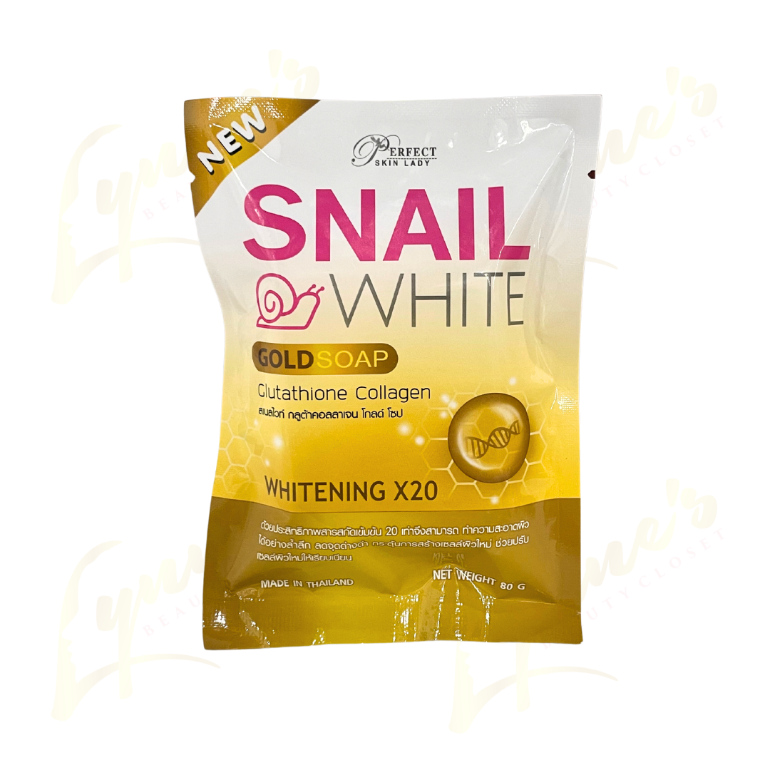 Perfect Skin Lady - Snail White Gold Soap x20 Whitening - 80g - Lynne's Beauty Closet
