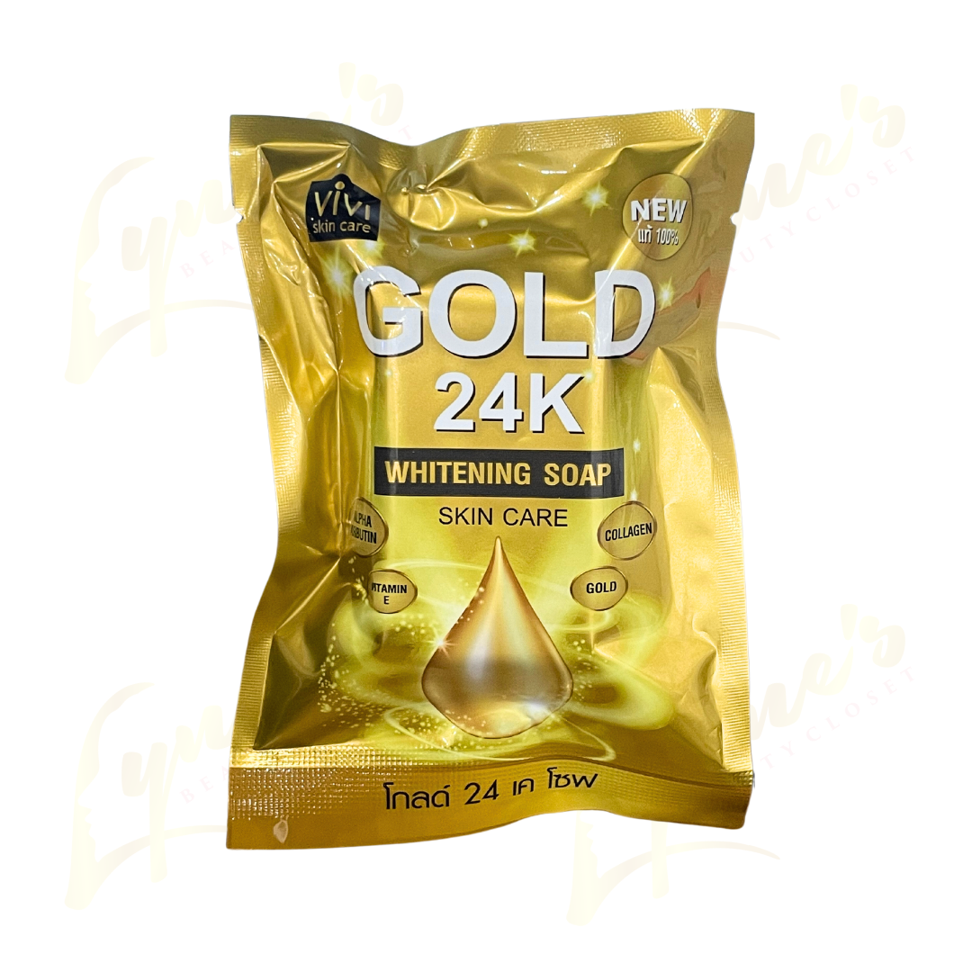 Vivi Skin Care - 24K Gold Whitening Soap - 80g - Lynne's Beauty Closet