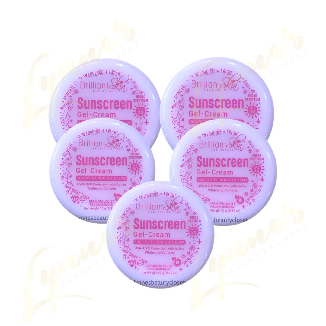 Brilliant Skin - Whitening Sunscreen Gel-Cream - 10gx5 - Lynne's Beauty Closet
