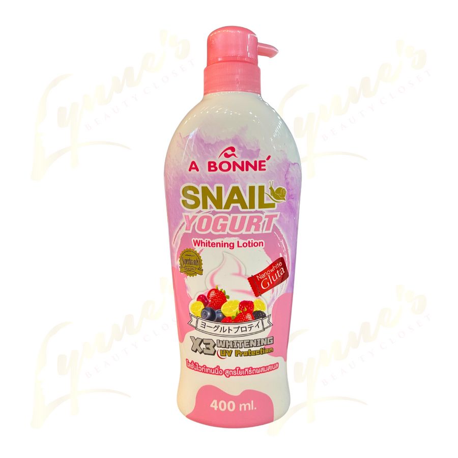 A Bonne Snail Yogurt Whitening Body Lotion - 400mL - Lynne's Beauty Closet