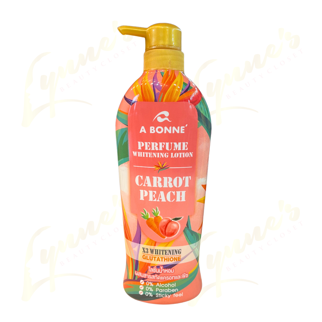 A Bonne - Perfume Whitening Lotion Carrot Peach - 500mL – Lynne's