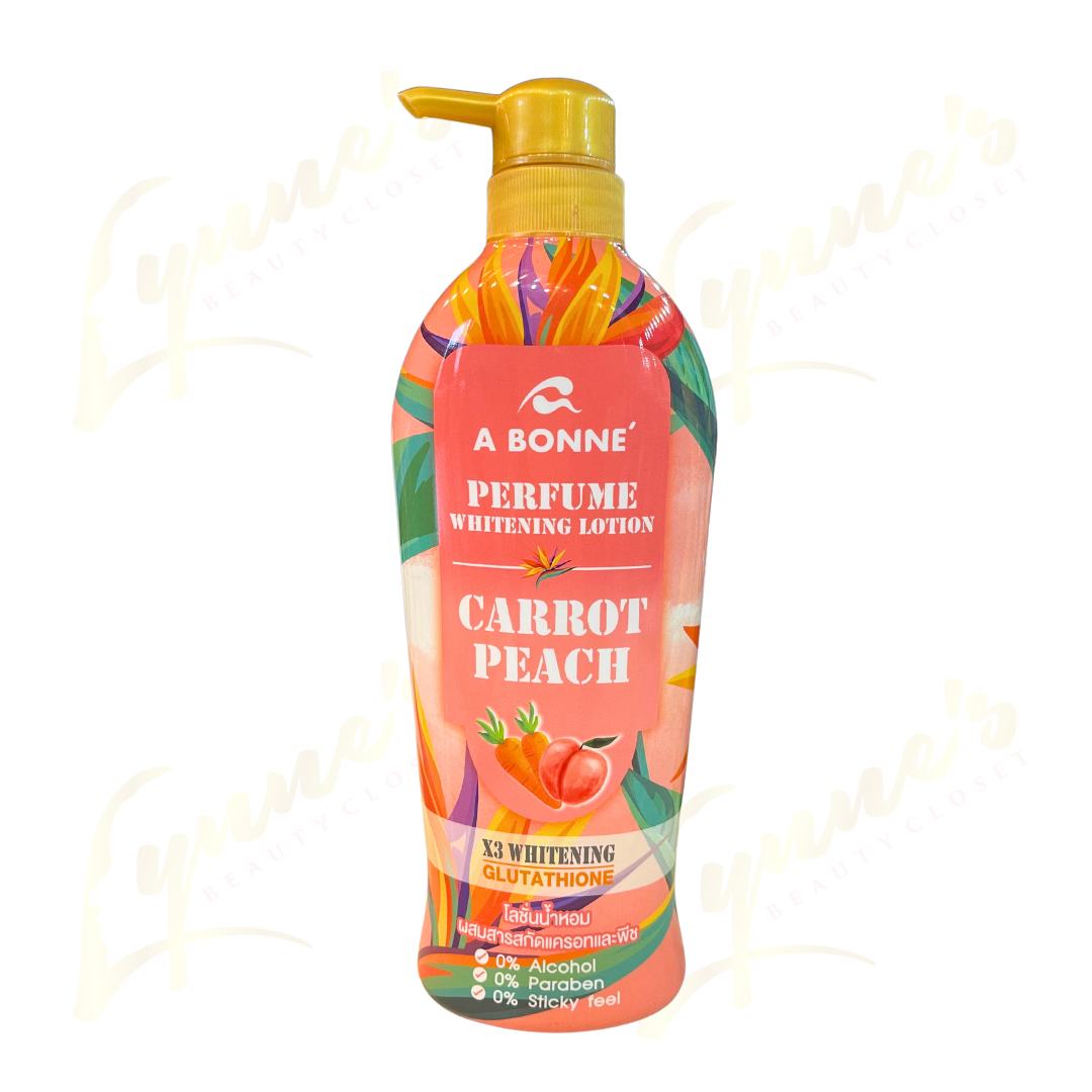 A Bonne Perfume Whitening Lotion Carrot Peach - 500mL - Lynne's Beauty Closet