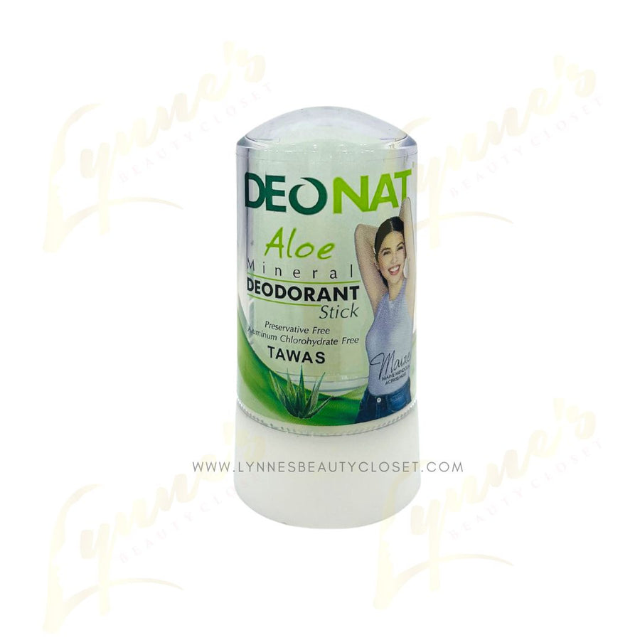Deonat Aloe Mineral Deodorant Stick - 60g - Lynne's Beauty Closet