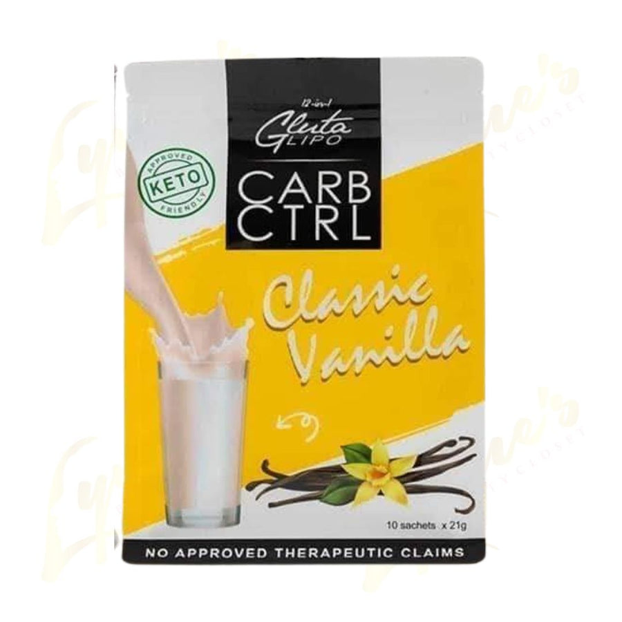 Gluta Lipo Carb Ctrl - Classic Vanilla - 10 Sachet - Lynne's Beauty Closet