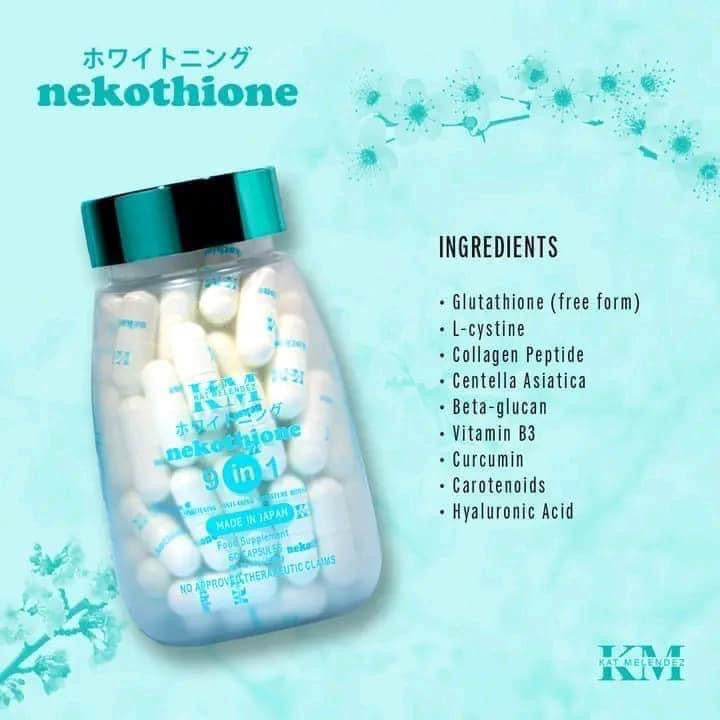 Nekothione - 9 in 1 by Kath Melendez - 60 caps - Lynne's Beauty Closet