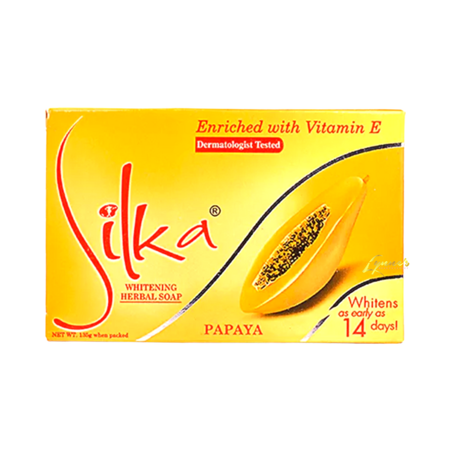 Silka - Papaya Whitening Soap - 135g - Lynne's Beauty Closet