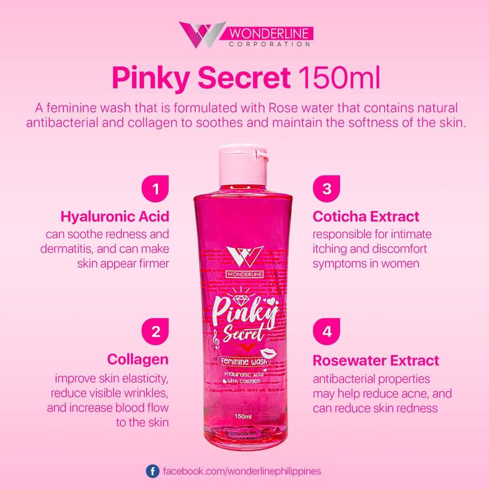 Pinky Secret Feminine Wash 150ml - Lynne's Beauty Closet