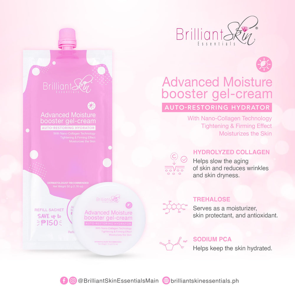 Brilliant Skin Advanced Moisture Booster Gel-Cream - 50g - Lynne's Beauty Closet