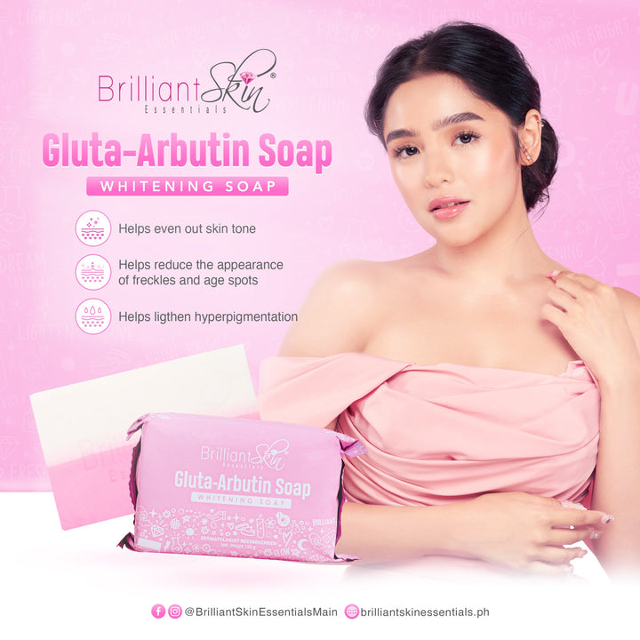 Brilliant Skin Whitening Gluta Arbutin Soap - 135g - Lynne's Beauty Closet
