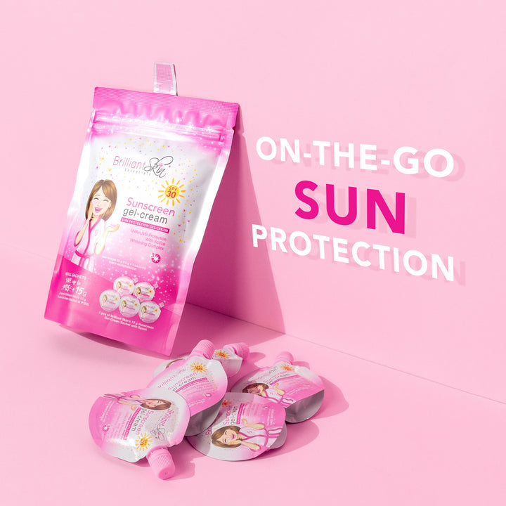 Brilliant Skin Sunscreen Gel-Cream (New Travel Size Packaging) - 13gx5 - Lynne's Beauty Closet