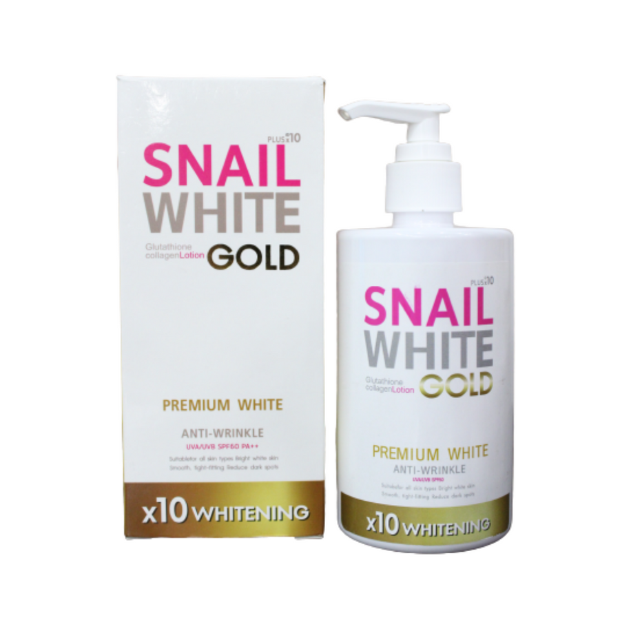 Snail White Gold x10 Whitening Lotion - 300mL - Lynne's Beauty Closet