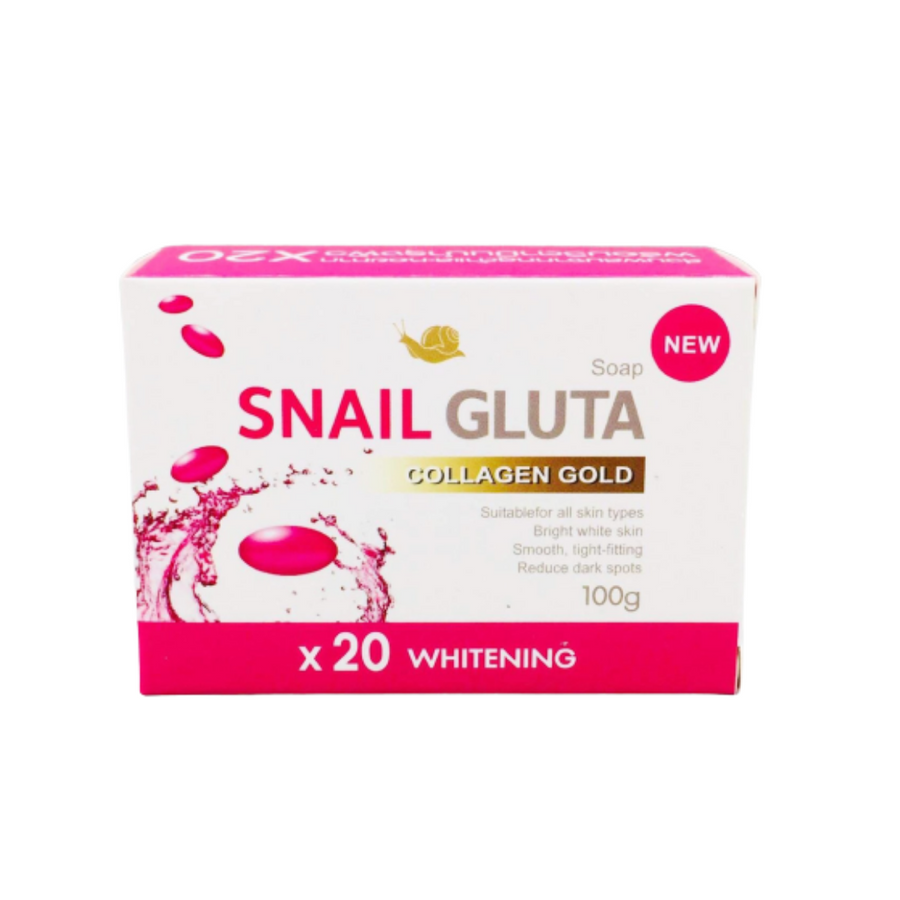 Snail Guta Collagen Gold Soap x20 Whitening - 100g - Lynne's Beauty Closet