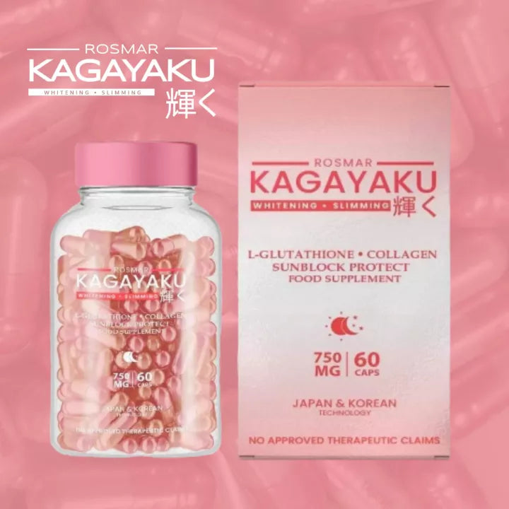 Rosmar Kagayaku - Gluthatione - 60 caps - Lynne's Beauty Closet