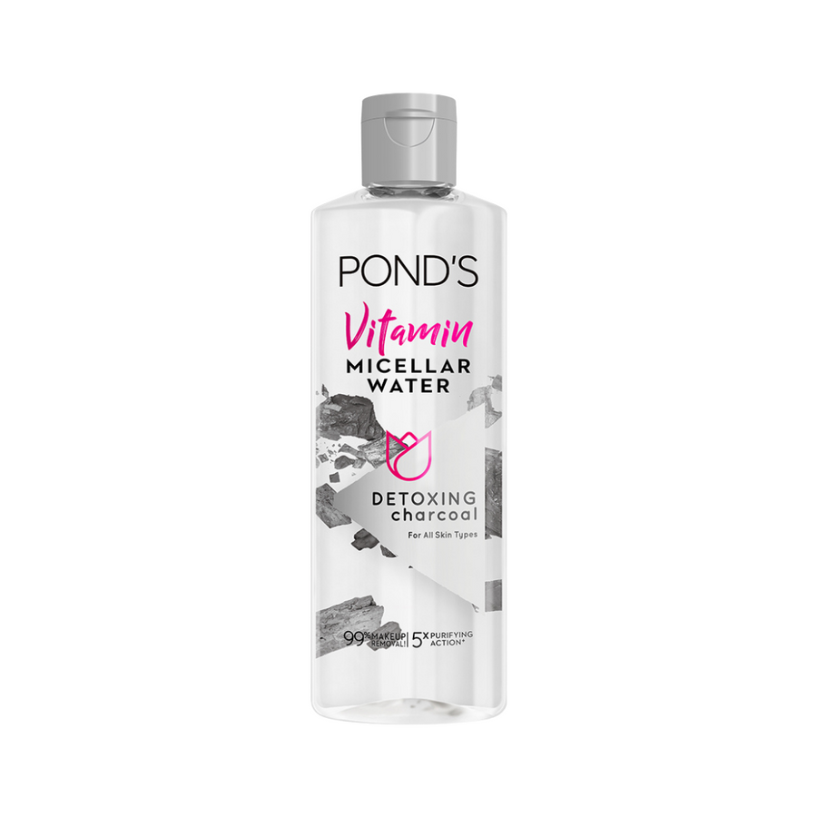 Pond's Vitamin Micellar Water Detoxing Charcoal - 100mL - Lynne's Beauty Closet