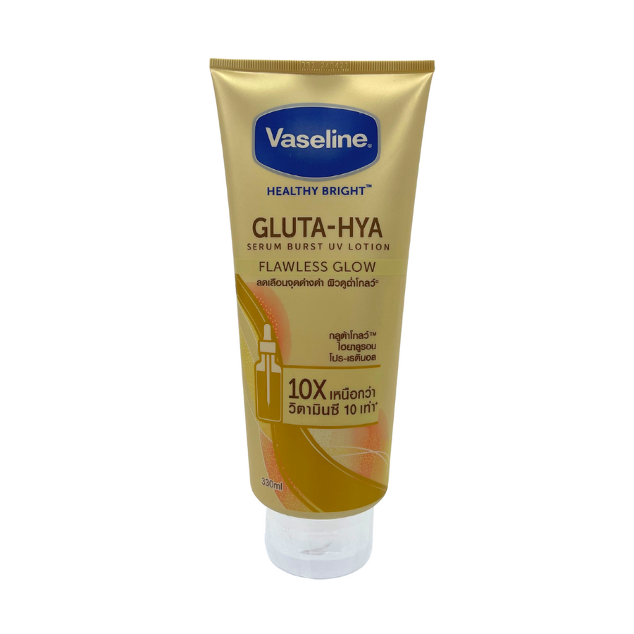 Vaseline Gluta-HYA Serum Burst UV Lotion (Flawless Glow) - 330mL - Lynne's Beauty Closet