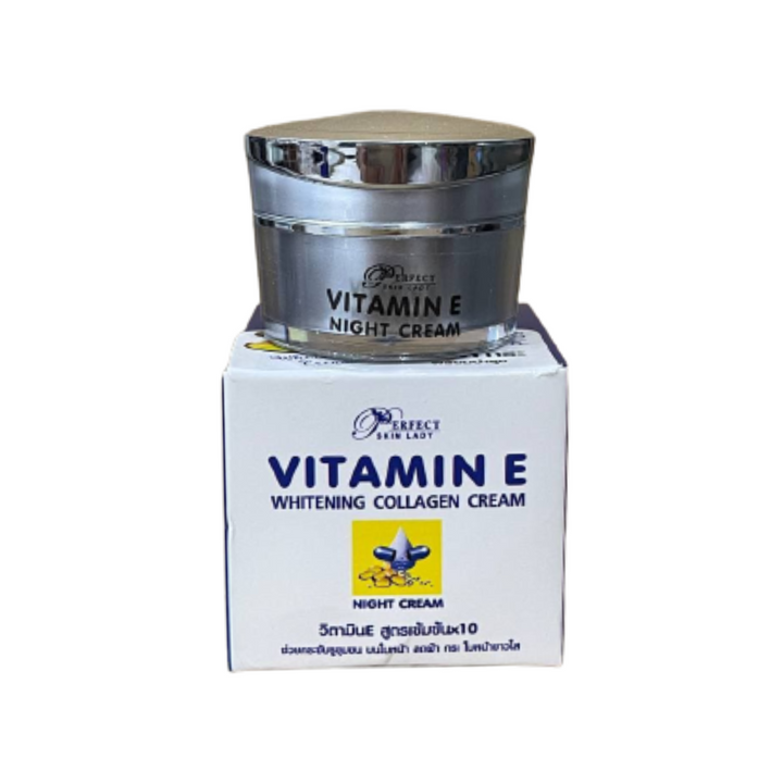 Vitamin E Whitening Collagen Day & Night Cream - 15g - Lynne's Beauty Closet