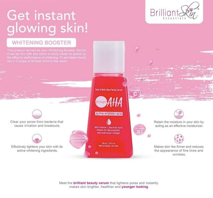 Brilliant AHA Alpha Hydroxy Acid Serum - Lynne's Beauty Closet