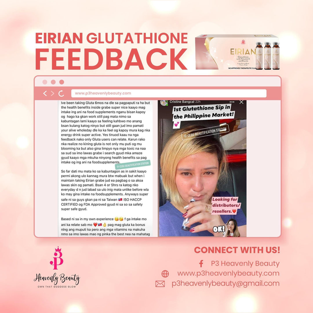 Eirian Glutathione | 7 Vial Drink - Lynne's Beauty Closet