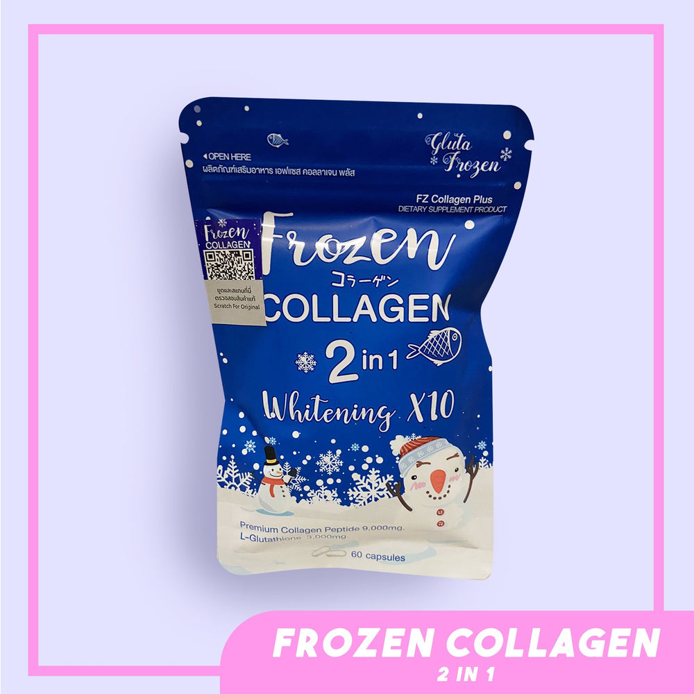 Frozen Collagen 2 in 1 Whitening Capsule (BLUE) - Lynne's Beauty Closet