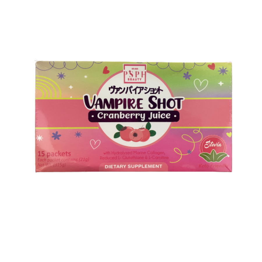 Vampire Shot Cranberry Juice - 15 sachet - Lynne's Beauty Closet