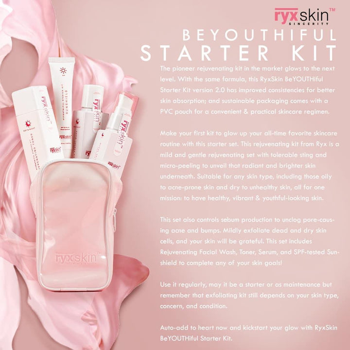 RyxSkin BeYOUTHiful Starter Kit (New Packaging) - Lynne's Beauty Closet