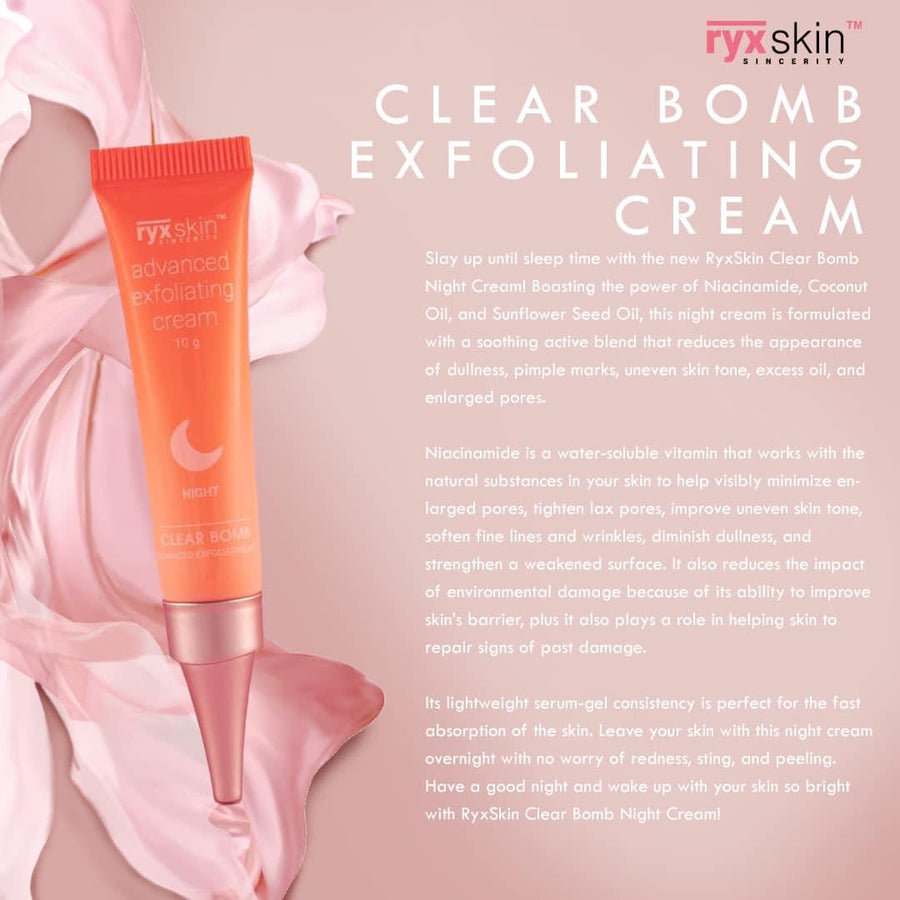 RyxSkin Clear Bomb Advanced Moisturizing Cream - 10g - Lynne's Beauty Closet