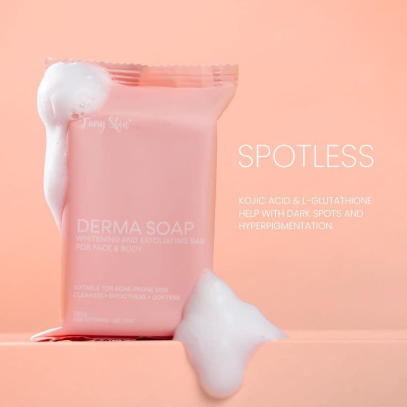 Fairy Skin - Derma Soap Whitening and Exfoliating Bar - 135g - Lynne's Beauty Closet