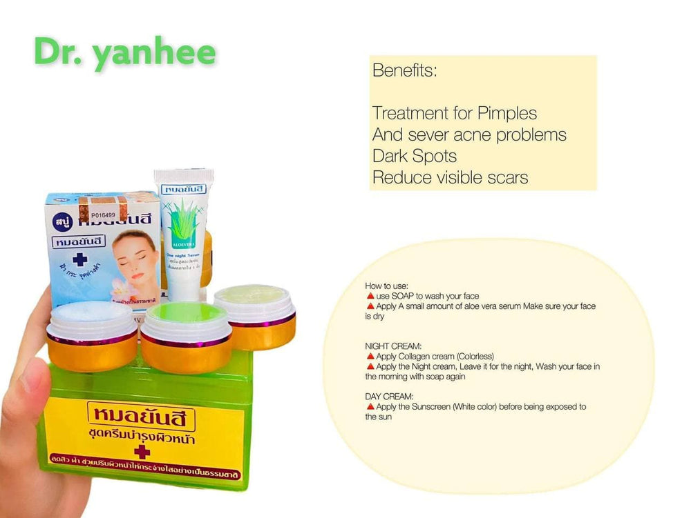 Dr. Yanhee Facial Whitening Cream Set (5in1) - Lynne's Beauty Closet