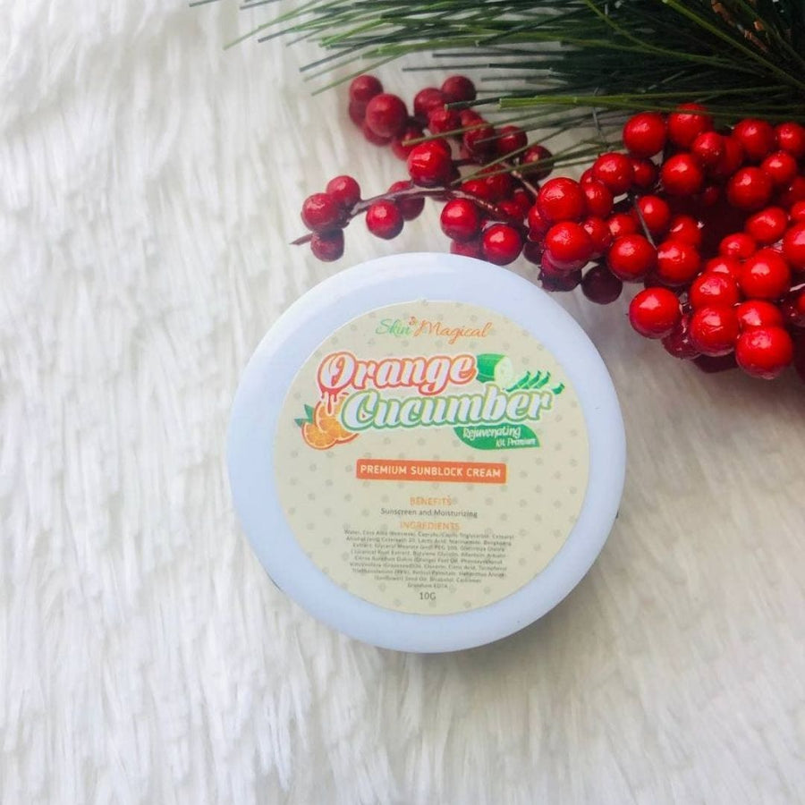 Skin Magical Orange Cucumber Premium Sunblock Cream 10g - Lynne's Beauty Closet
