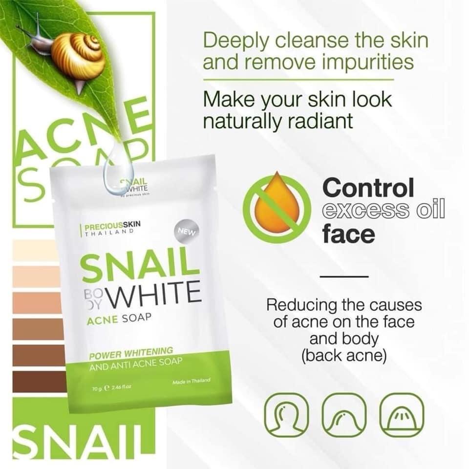 Snail White Acne Soap - Lynne's Beauty Closet