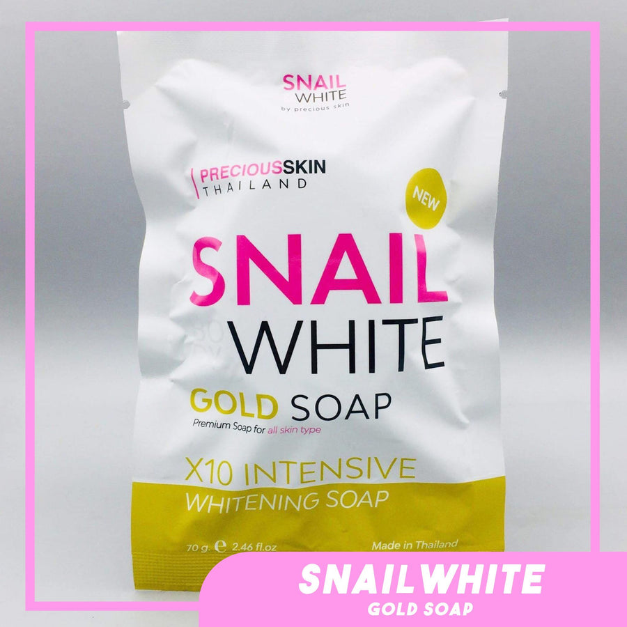 Snail White Gold Soap x10 Whitening - Lynne's Beauty Closet