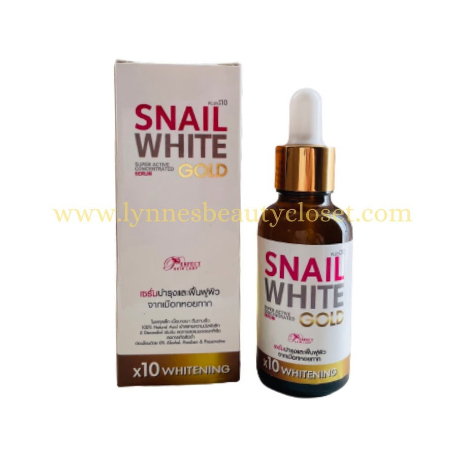 Snail White Gold x10Whitening Serum 40ml - Lynne's Beauty Closet