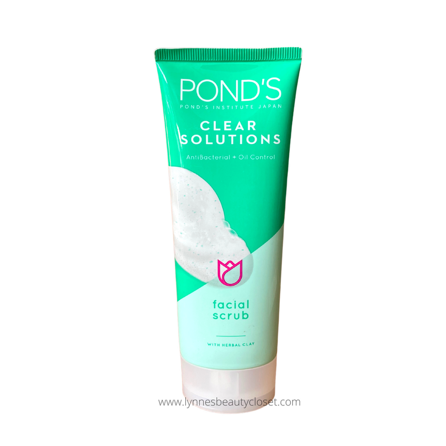 Pond's - Clear Solutions AntiBacterial + Oil Control Facial Scrub - 50g - Lynne's Beauty Closet