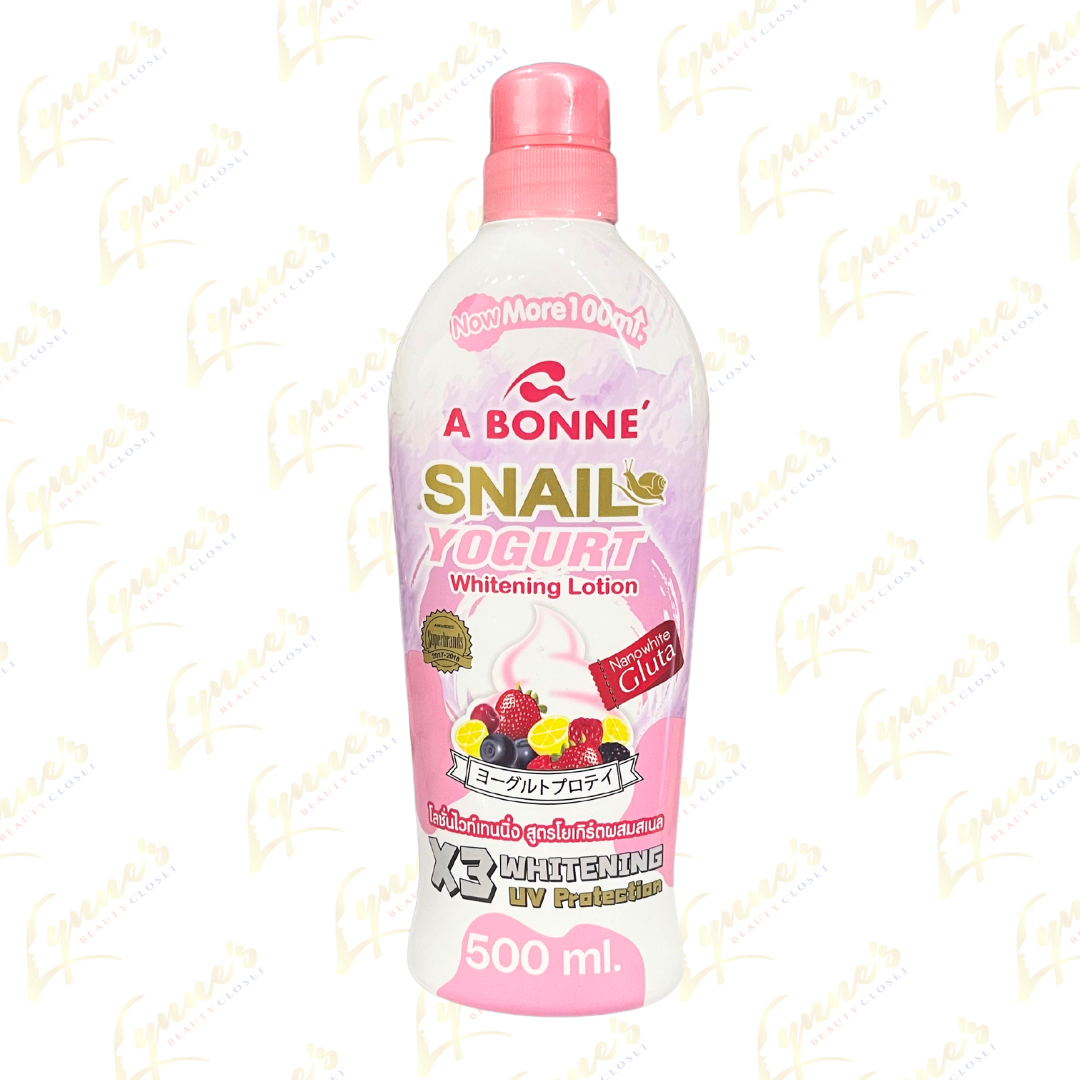A Bonne - Snail Yogurt Whitening Body Lotion - 500mL - Lynne's Beauty Closet