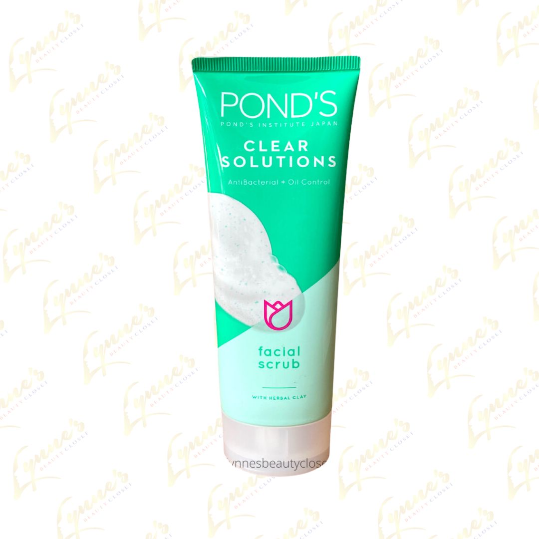 Pond's - Clear Solutions Anti Bacterial + Oil Control Facial Scrub - 100g - Lynne's Beauty Closet